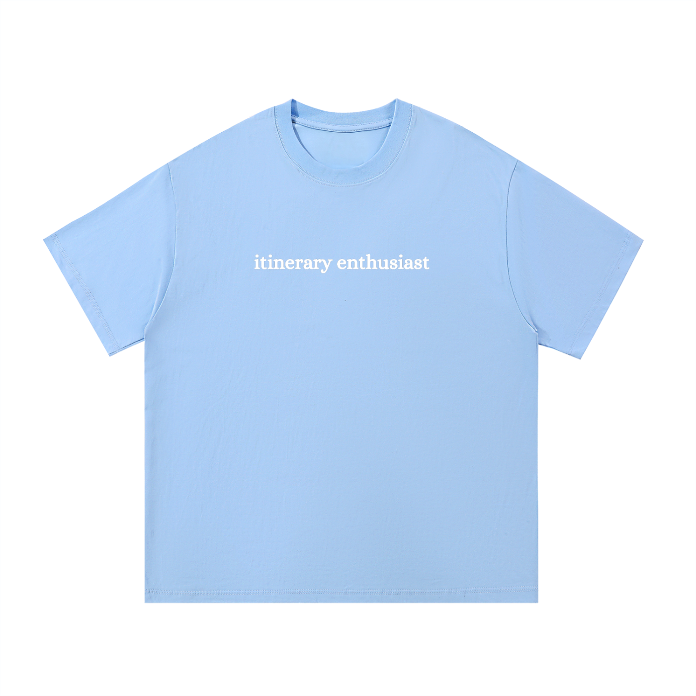 Itinerary Enthusiast White Text