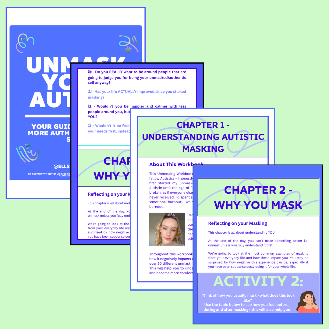 Unmasking Autism Digital WorkBook