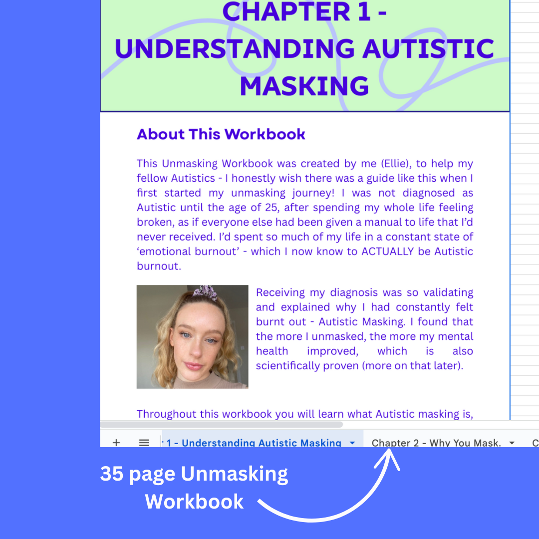 Unmasking Autism Digital WorkBook